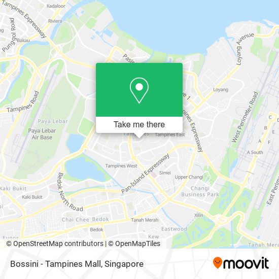 Bossini - Tampines Mall map