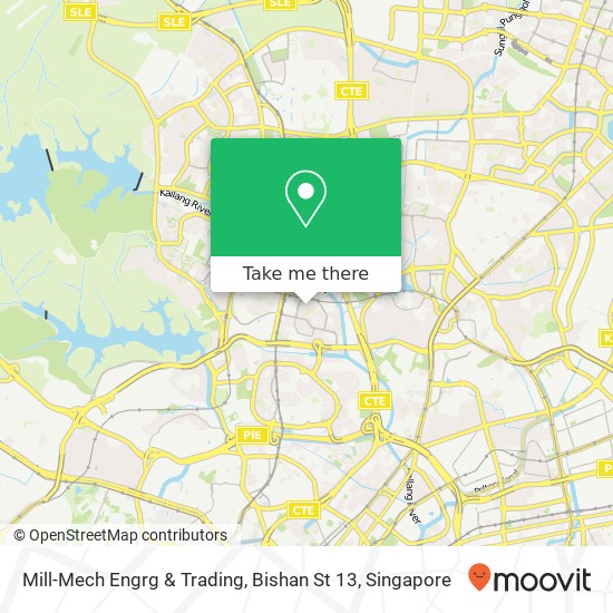 Mill-Mech Engrg & Trading, Bishan St 13地图