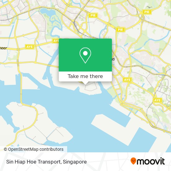 Sin Hiap Hoe Transport map
