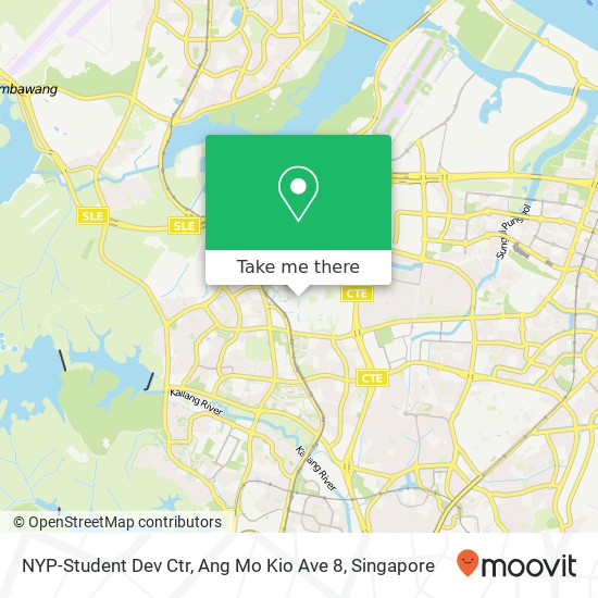 NYP-Student Dev Ctr, Ang Mo Kio Ave 8地图