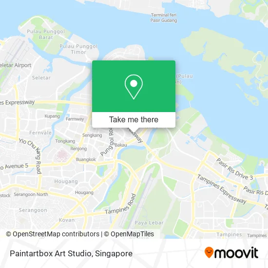 Paintartbox Art Studio map