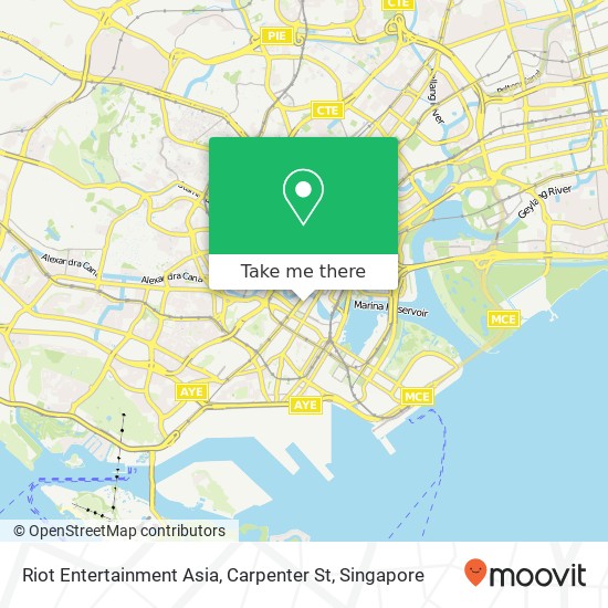 Riot Entertainment Asia, Carpenter St地图