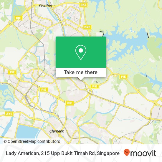 Lady American, 215 Upp Bukit Timah Rd map