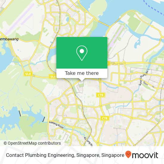 Contact Plumbing Engineering, Singapore map