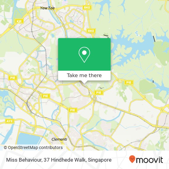 Miss Behaviour, 37 Hindhede Walk地图