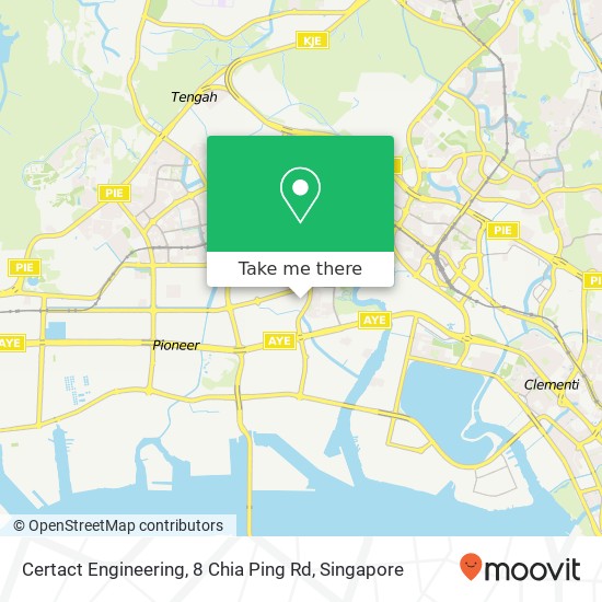 Certact Engineering, 8 Chia Ping Rd地图