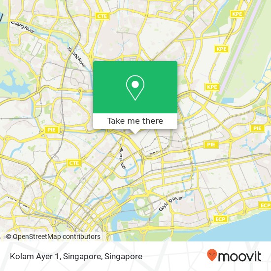Kolam Ayer 1, Singapore map