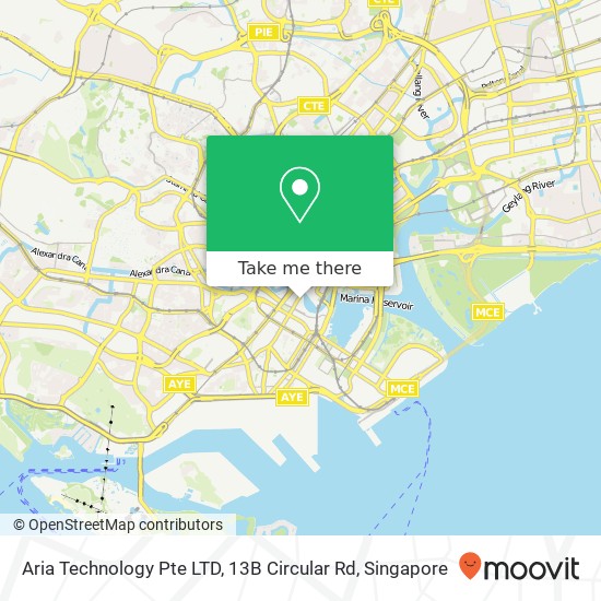 Aria Technology Pte LTD, 13B Circular Rd地图