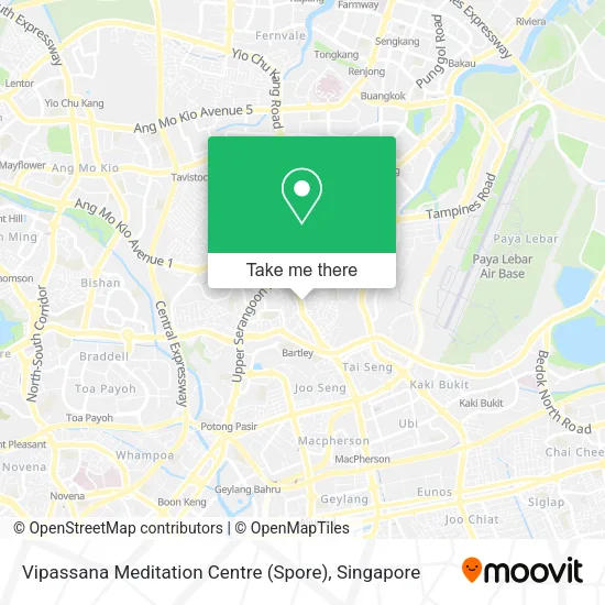 Vipassana Meditation Centre (Spore) map