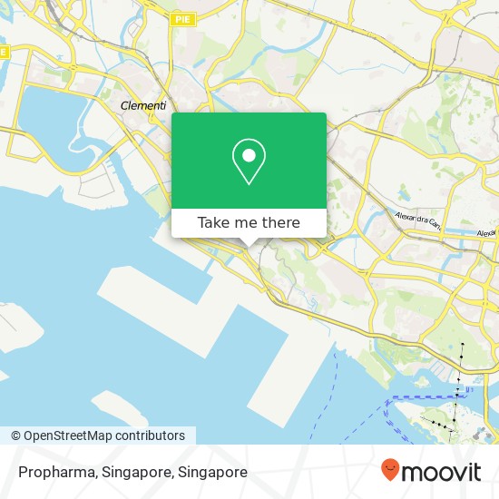 Propharma, Singapore map