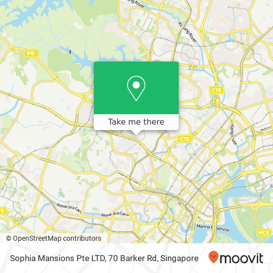 Sophia Mansions Pte LTD, 70 Barker Rd map