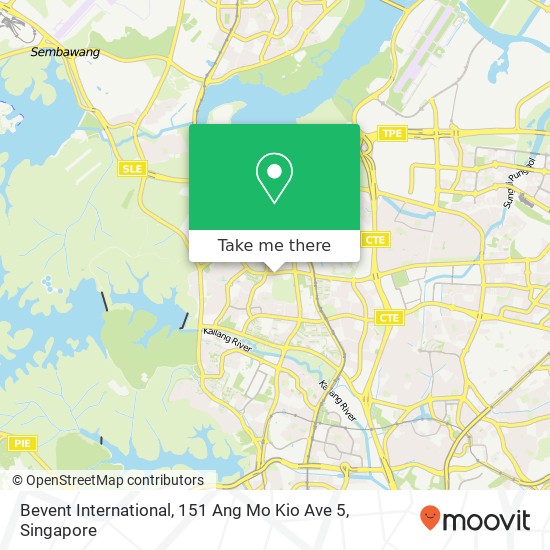 Bevent International, 151 Ang Mo Kio Ave 5地图