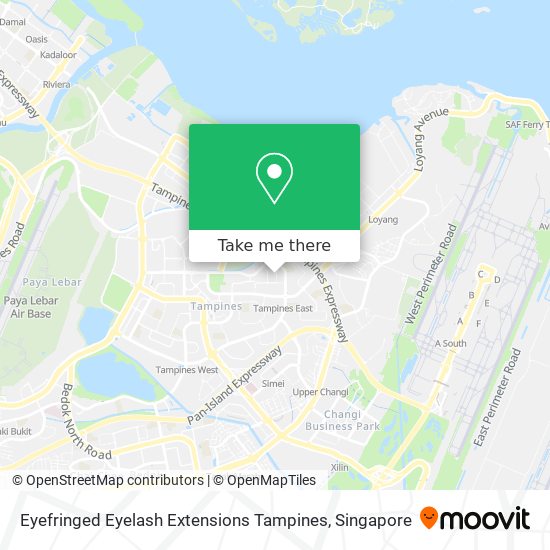 Eyefringed Eyelash Extensions Tampines map