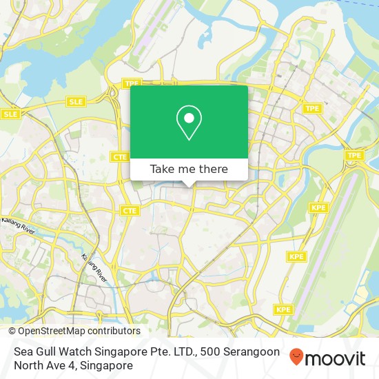 Sea Gull Watch Singapore Pte. LTD., 500 Serangoon North Ave 4地图