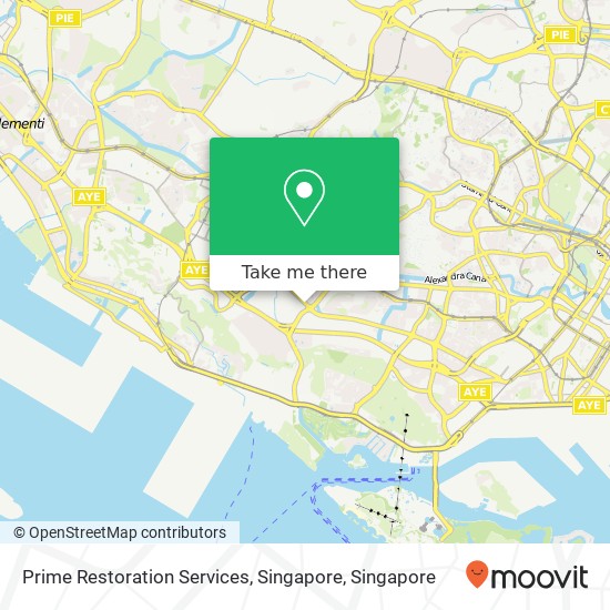 Prime Restoration Services, Singapore map
