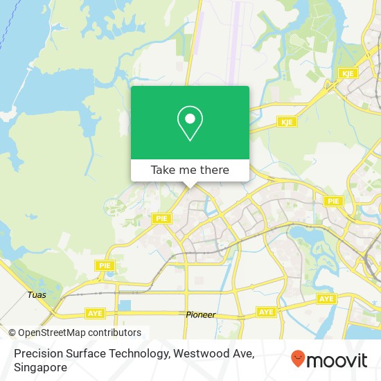 Precision Surface Technology, Westwood Ave地图