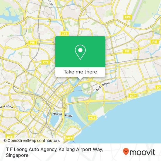 T F Leong Auto Agency, Kallang Airport Way map