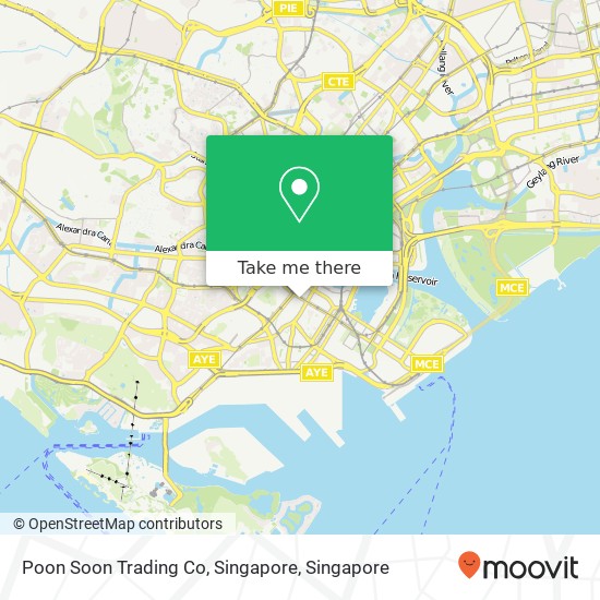 Poon Soon Trading Co, Singapore map