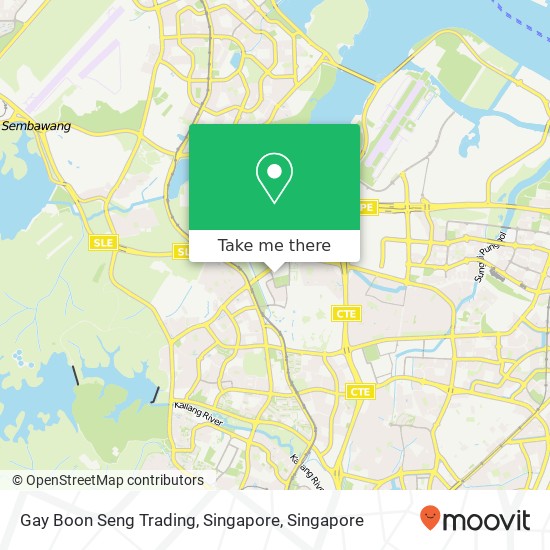 Gay Boon Seng Trading, Singapore map