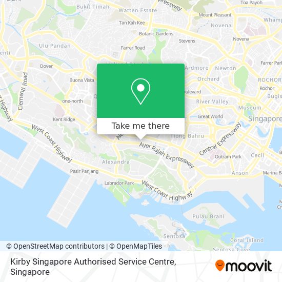 Kirby Singapore Authorised Service Centre map