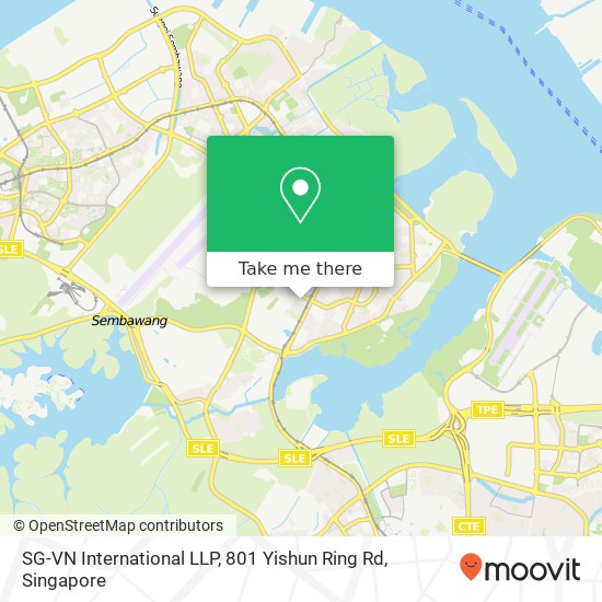 SG-VN International LLP, 801 Yishun Ring Rd地图