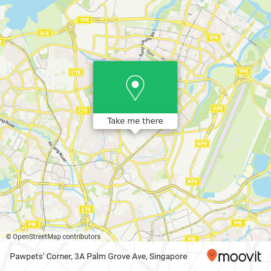 Pawpets' Corner, 3A Palm Grove Ave map