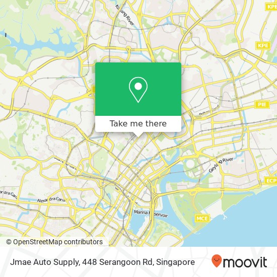 Jmae Auto Supply, 448 Serangoon Rd地图