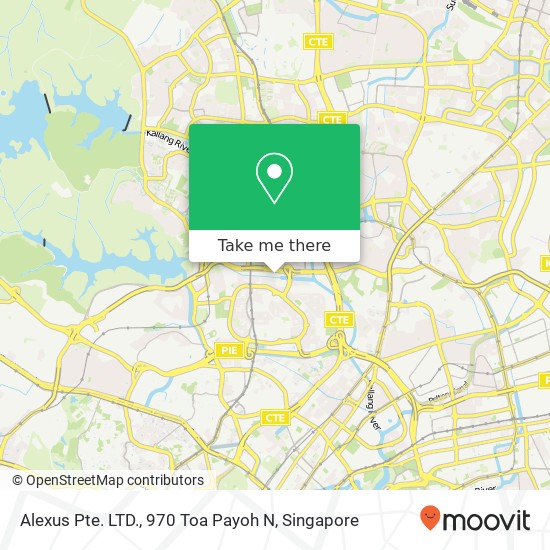 Alexus Pte. LTD., 970 Toa Payoh N map