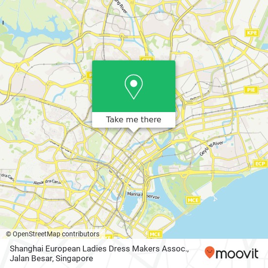 Shanghai European Ladies Dress Makers Assoc., Jalan Besar map