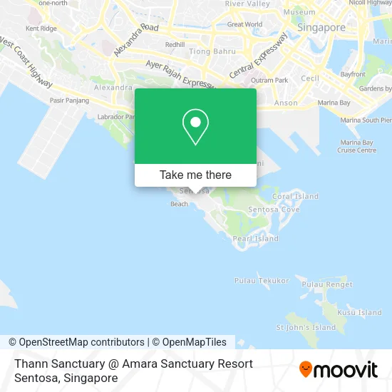 Thann Sanctuary @ Amara Sanctuary Resort Sentosa地图