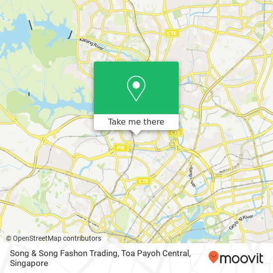 Song & Song Fashon Trading, Toa Payoh Central map