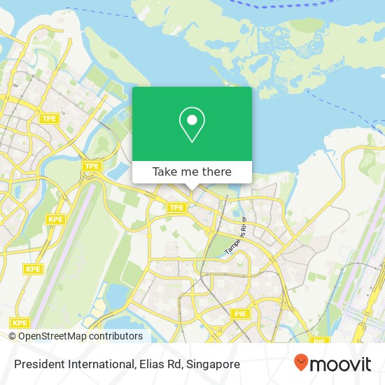 President International, Elias Rd map