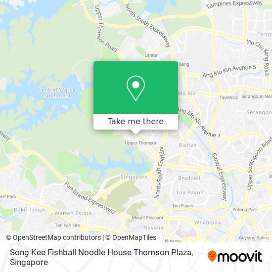 Song Kee Fishball Noodle House Thomson Plaza map