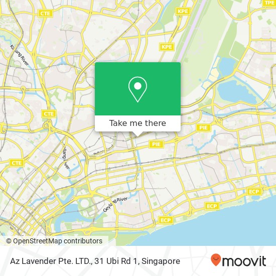 Az Lavender Pte. LTD., 31 Ubi Rd 1 map