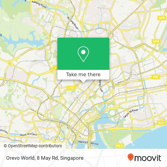 Orevo World, 8 May Rd map