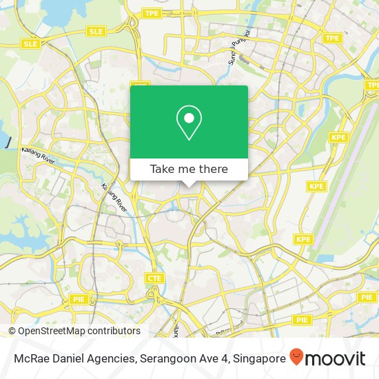 McRae Daniel Agencies, Serangoon Ave 4 map