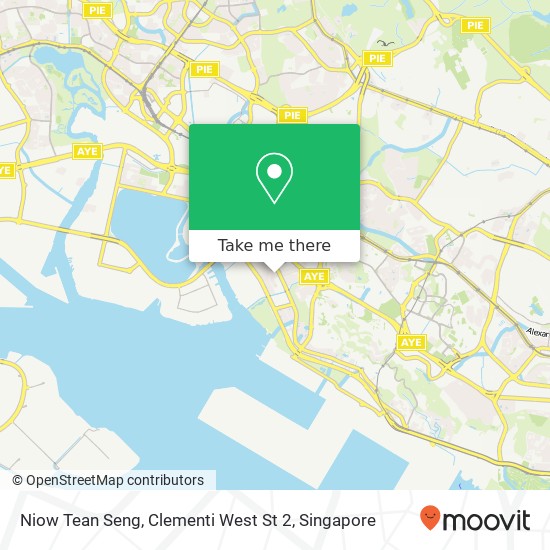 Niow Tean Seng, Clementi West St 2 map