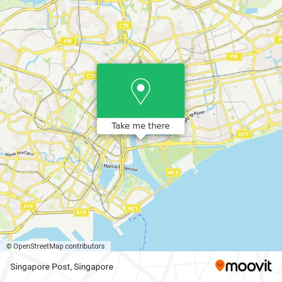 Singapore Post地图