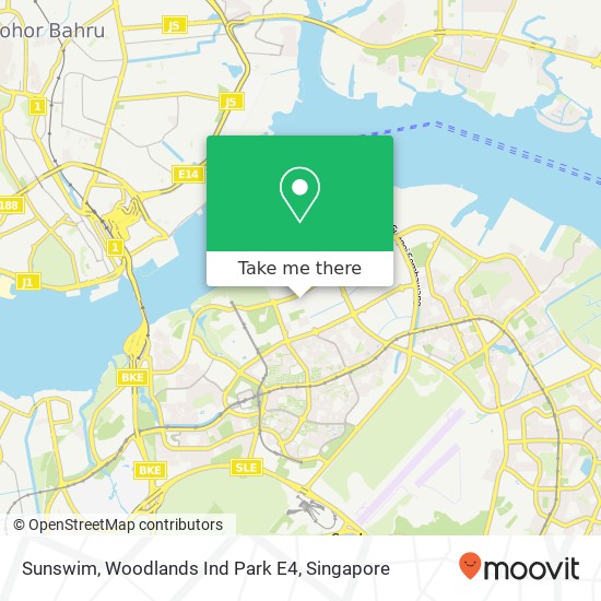 Sunswim, Woodlands Ind Park E4地图