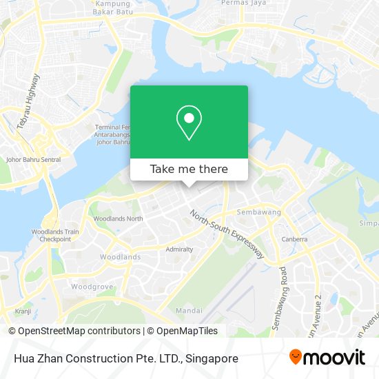 Hua Zhan Construction Pte. LTD. map