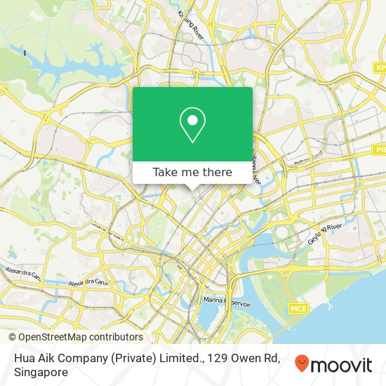 Hua Aik Company (Private) Limited., 129 Owen Rd map