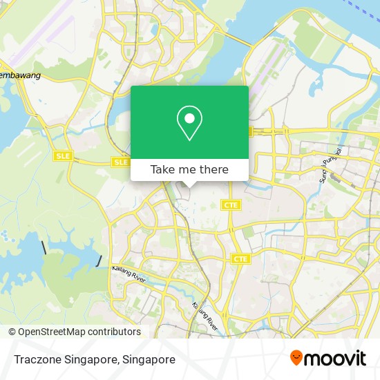 Traczone Singapore map