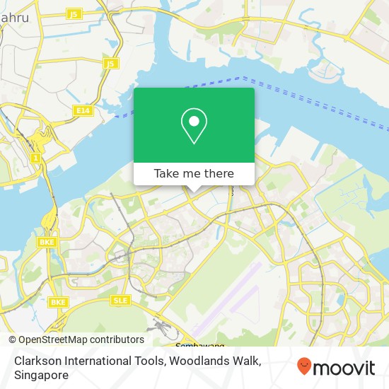 Clarkson International Tools, Woodlands Walk地图