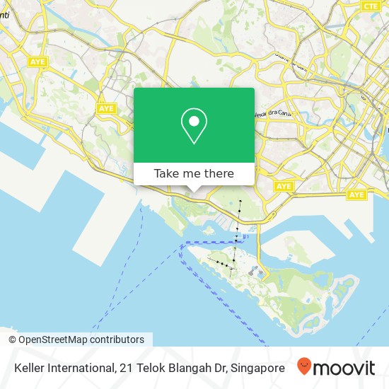 Keller International, 21 Telok Blangah Dr地图