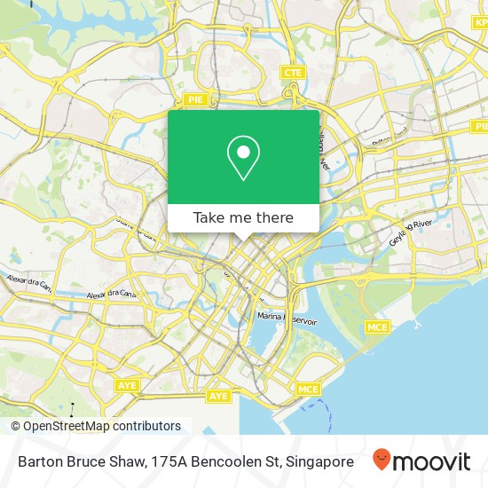 Barton Bruce Shaw, 175A Bencoolen St map