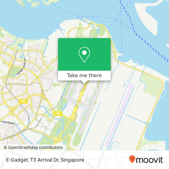 E-Gadget, T3 Arrival Dr map