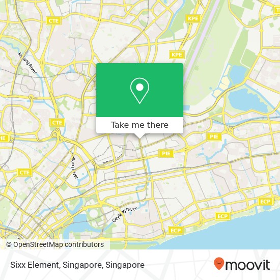 Sixx Element, Singapore map