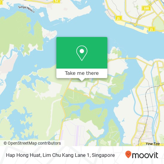 Hap Hong Huat, Lim Chu Kang Lane 1 map