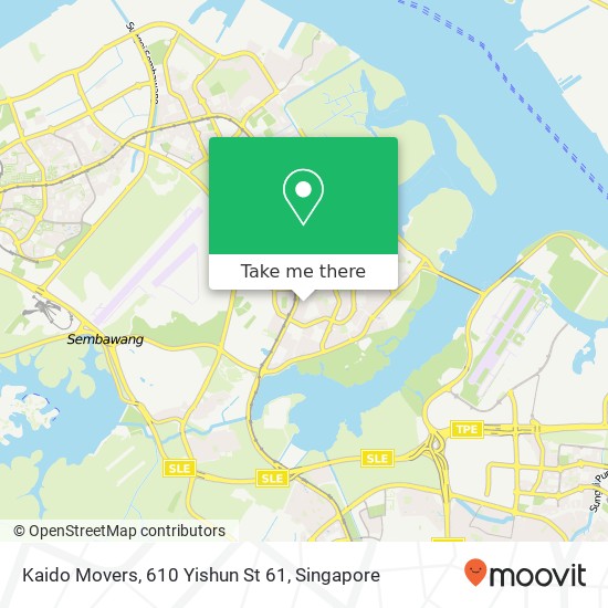 Kaido Movers, 610 Yishun St 61地图