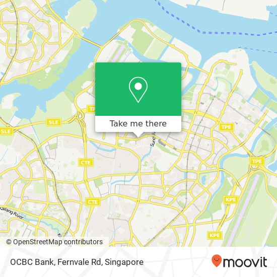 OCBC Bank, Fernvale Rd map